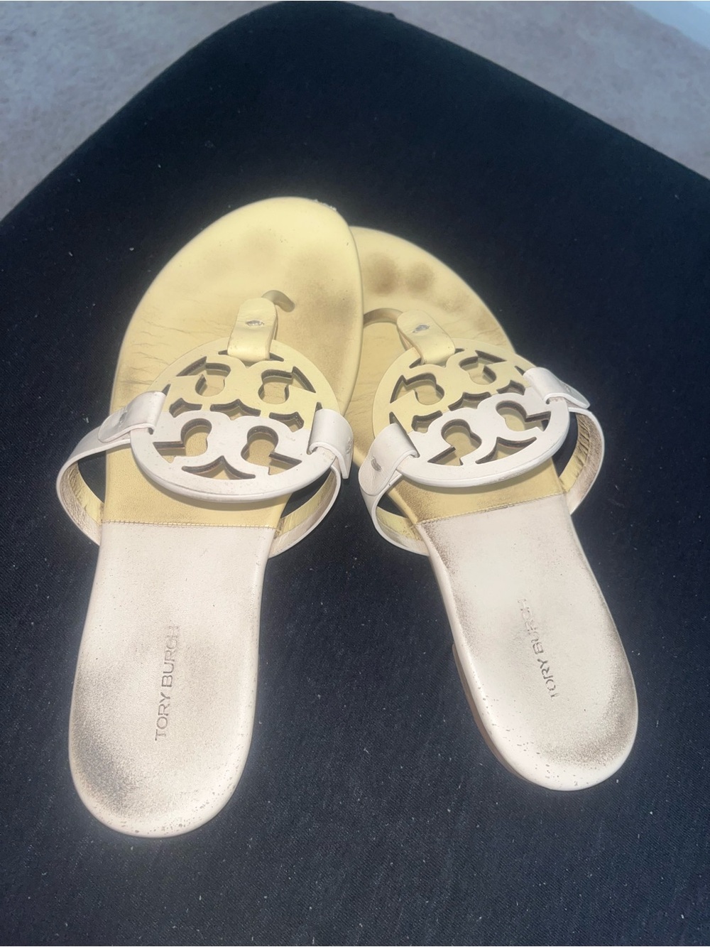 Tory Burch Miller Paris Nappa Sock Sandals Size 9
